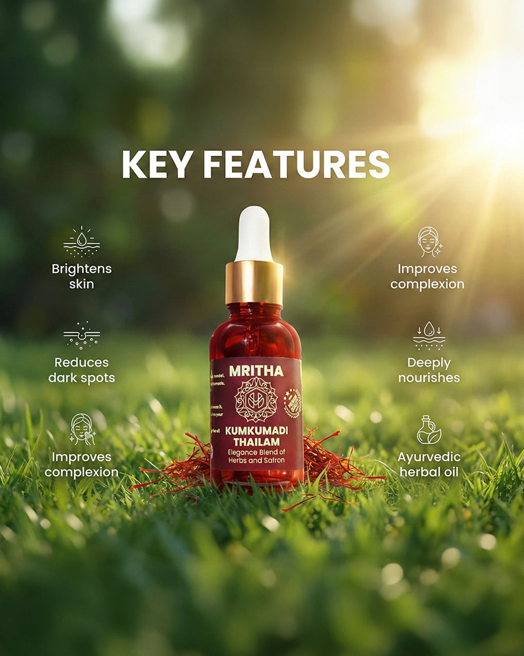 Mritha Vedic Kumkumadi Thailam