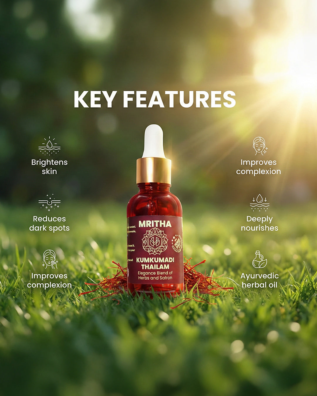 Mritha Vedic Kumkumadi Thailam