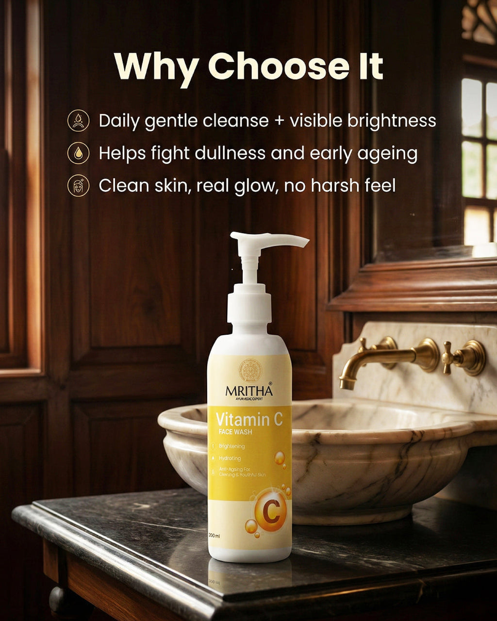 Mritha Vedic - Vitamin C Face Wash
